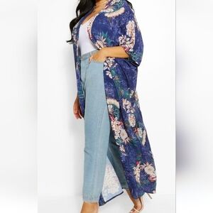 BOOHOO Italian long duster